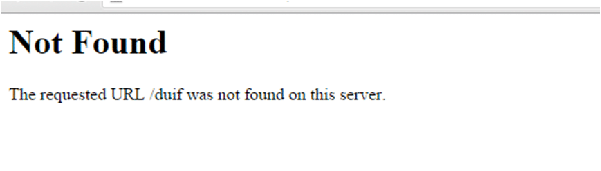 slechte 404 pagina voorbeeld